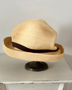 Cappello giapponese leggero nastro marrone